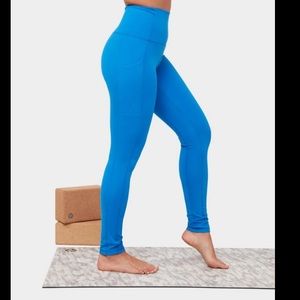 Manduka Renew Leggings - Blue - small